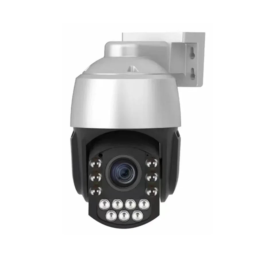 5MP Full Color Camara De Seguridad Exterior Smart AI Motorized 360 Auto Tracking IP POE 18X Optical Zoom PTZ Dome Network Camera