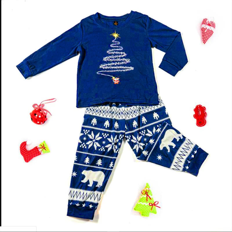 2024 Family Matching Outfits Red Christmas Pajamas Sets Father Mother Daughter and Son Pyjamas Aldult Kids Xmas Family Clothing